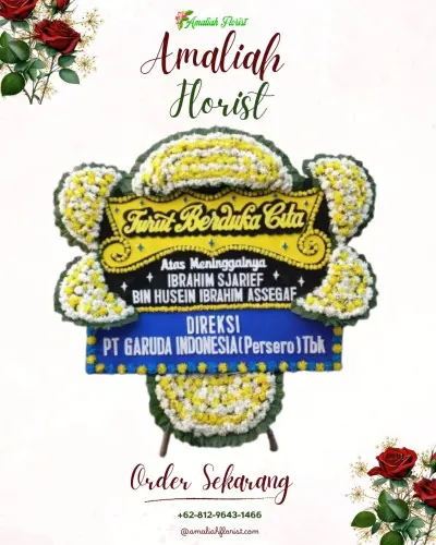 Papan Bunga Duka di Segalamider