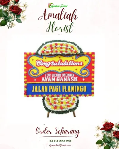 Bunga Papan Congratulation di Segalamider
